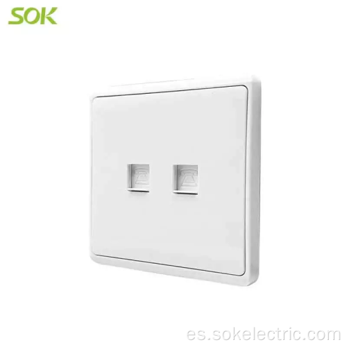 Toma de corriente eléctrica RJ11 TEL Socket Outlets